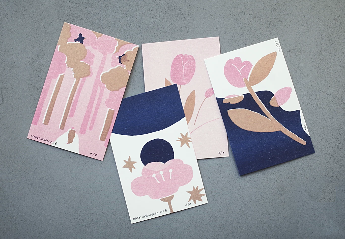 Jeju Risograph Card